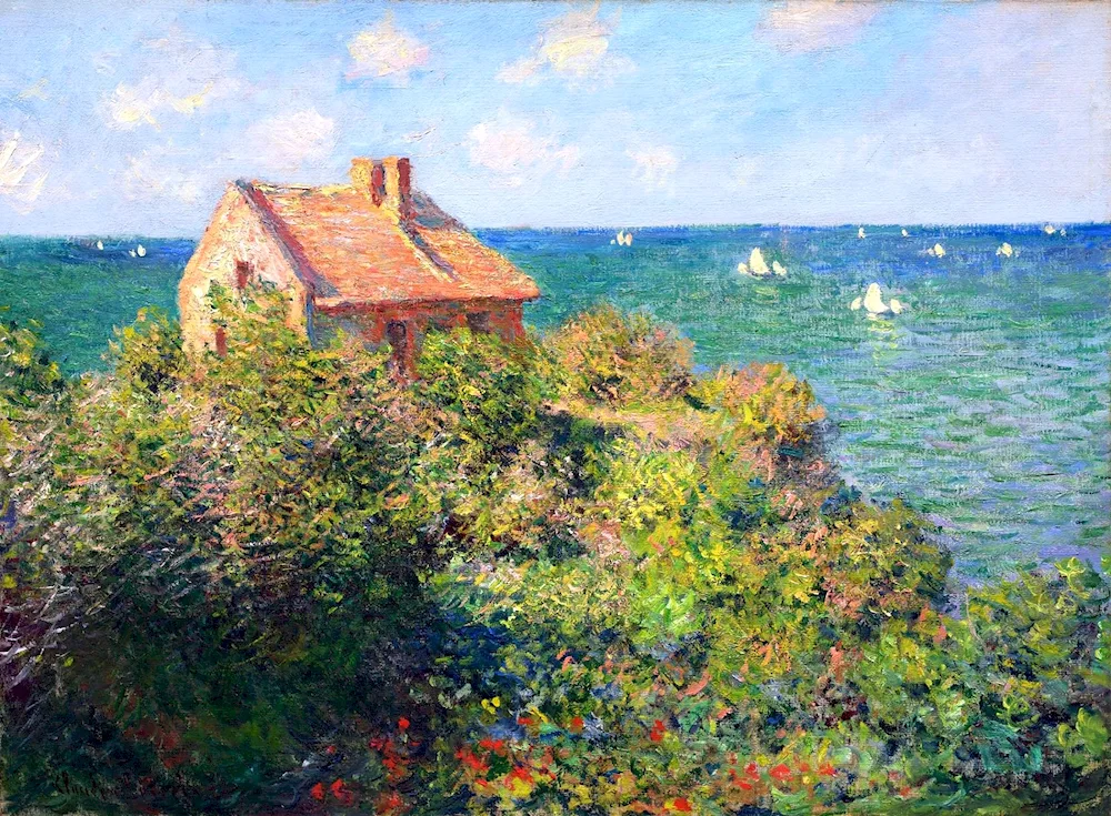 Claude Monet Fisherman's House in Varangieville 1882