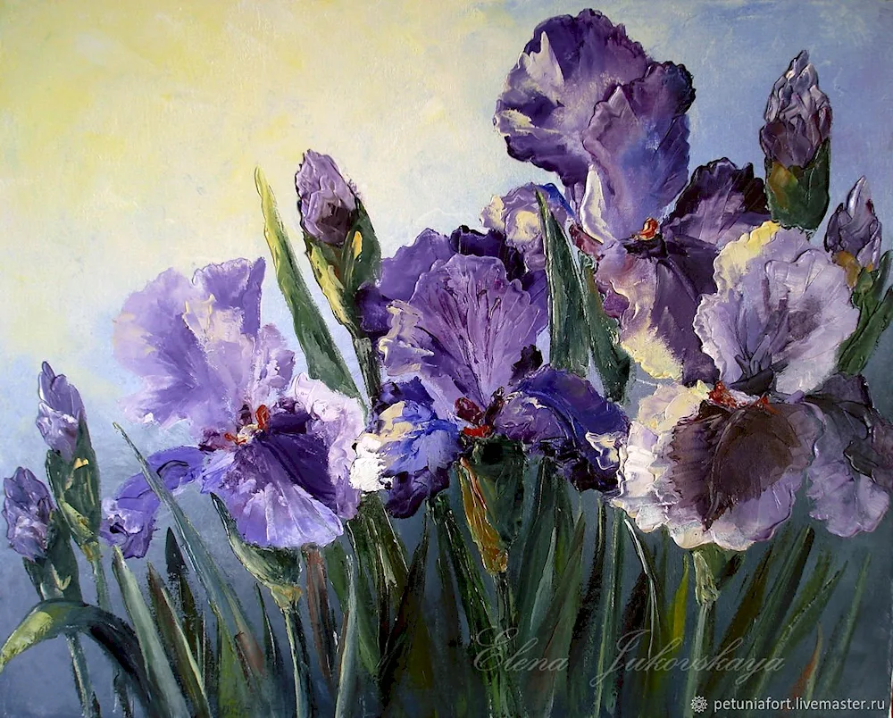 Alberto Guillen's watercolours irises