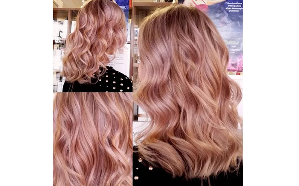 Rose Gold hair colour