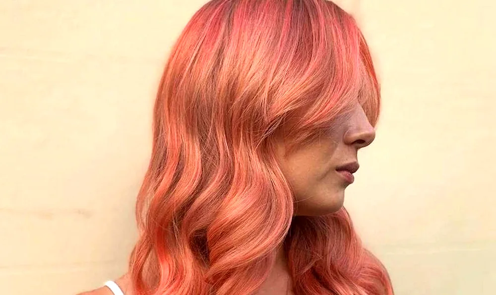 Rose Gold hair colour