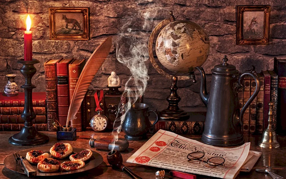 Book still life