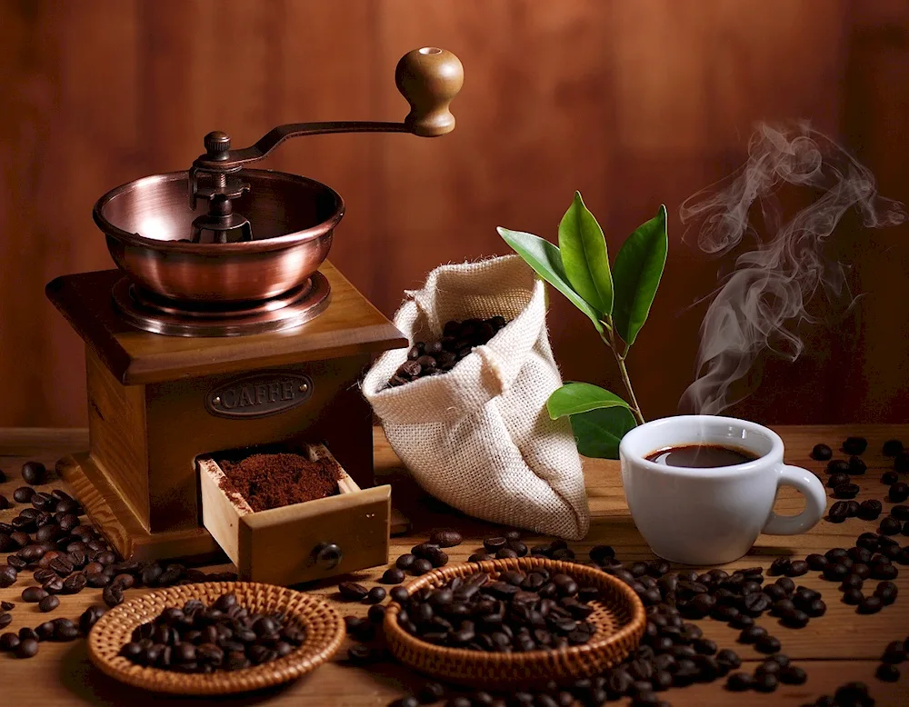 Coffee painting