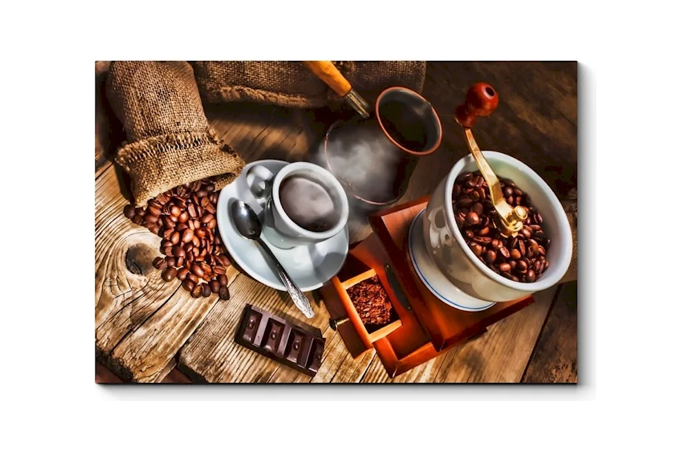 Coffee paintings by artists