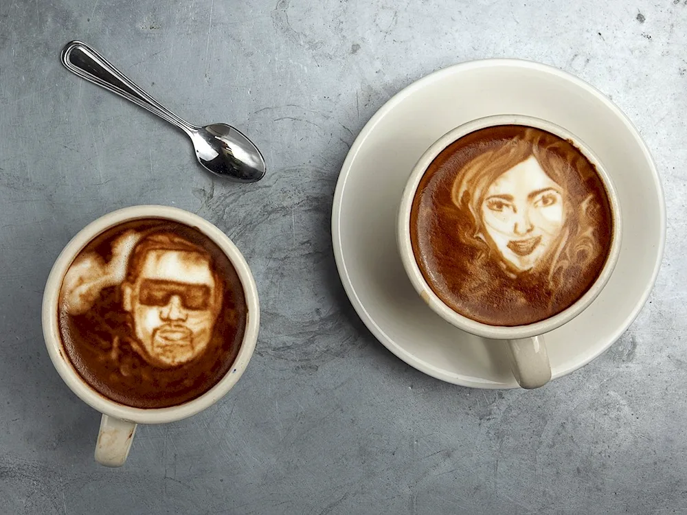 Latte art.
