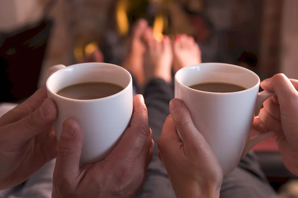 Coffee in hands