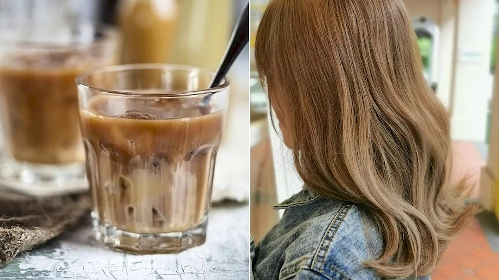 Coffee hair colour