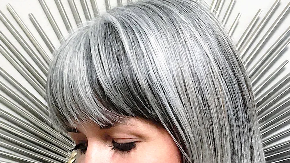 Grey hair colouring