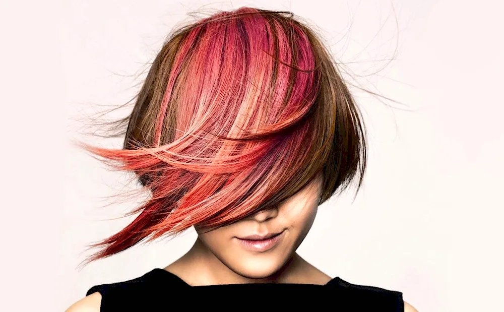 Long bob on one side