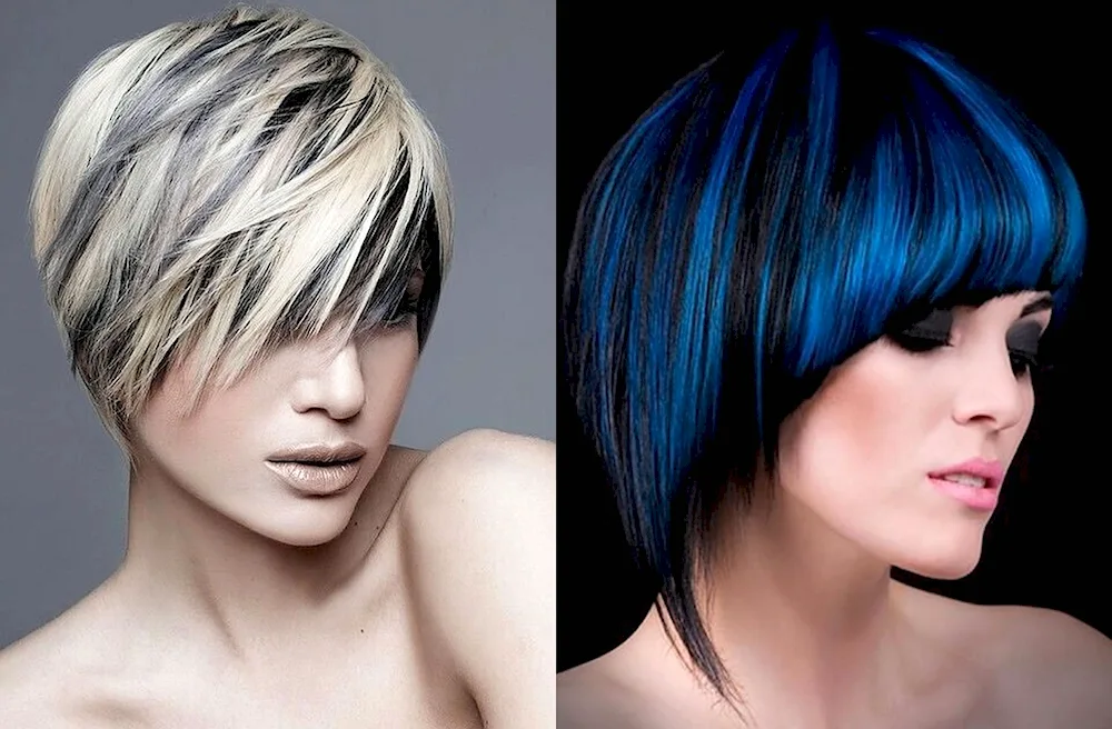 Hair colouring for short hair