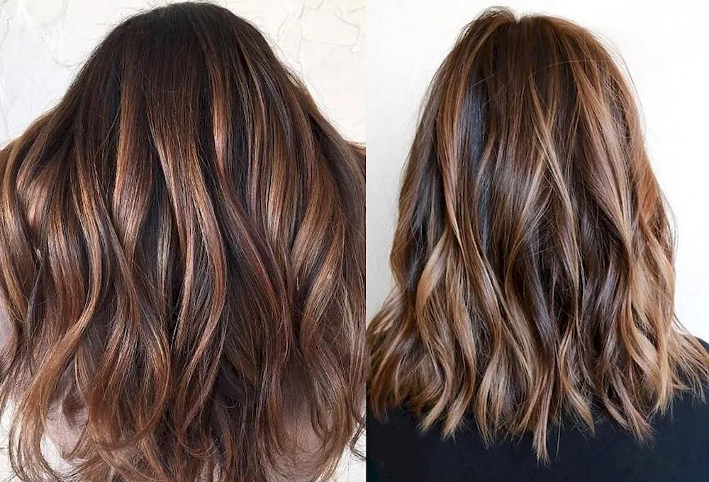 Long bob colouring