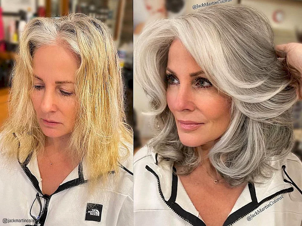 Pepper hair ends
