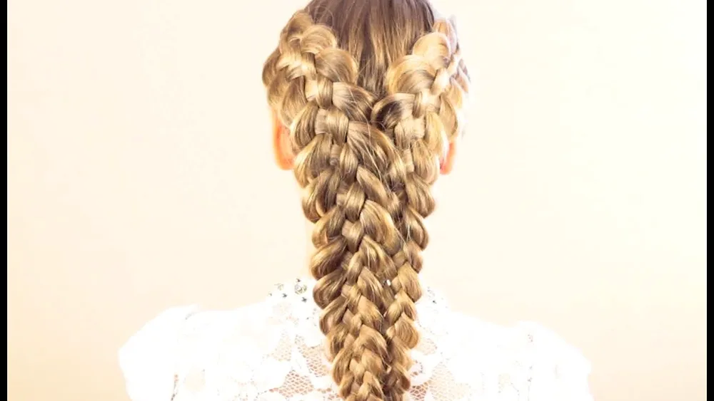 Braid 5 straight braids