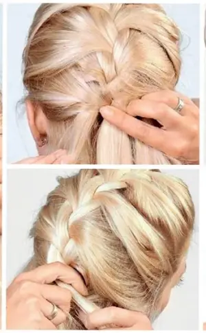 Spike hairstyle step by step