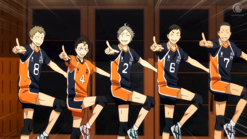 Anime volleyball Sugawara