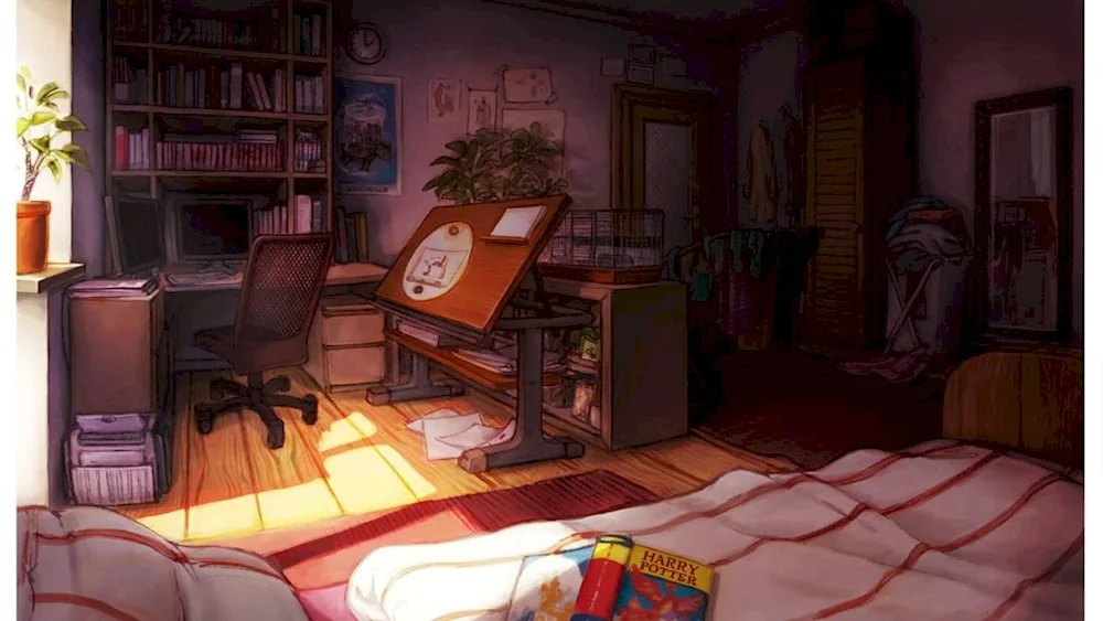 Anime art room