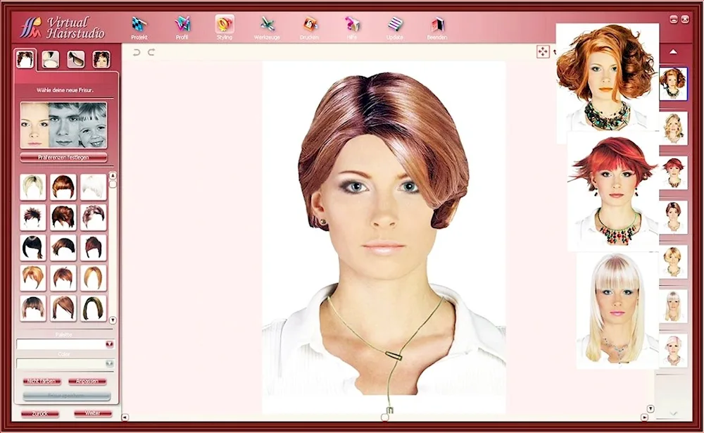 Computer hairstyle modelling
