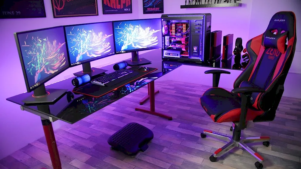 Computer gaming desk