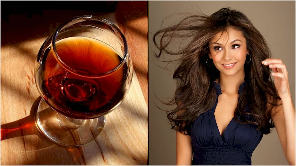 Cognac hair colour