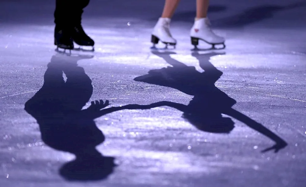 Ice skating