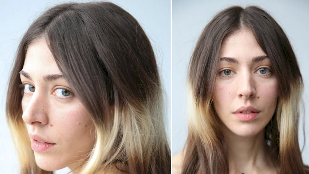 Contouring on hair