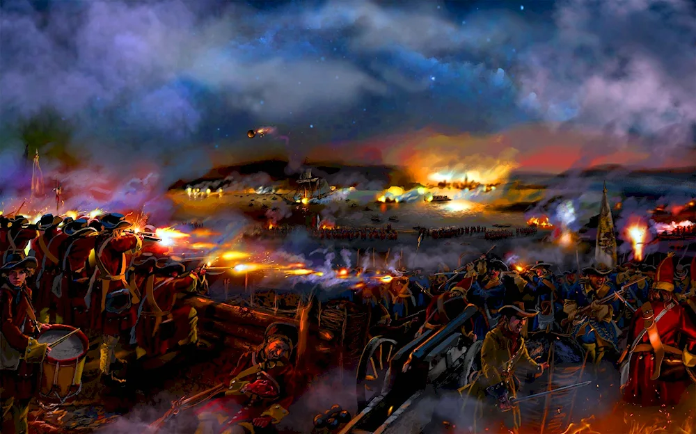 The Battle of Konotop painting of Orlenov