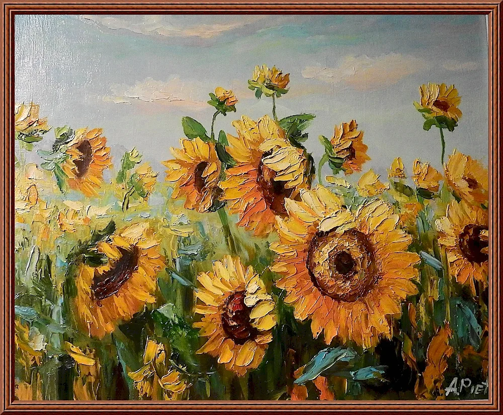 Constantin Gorbatov Sunflowers