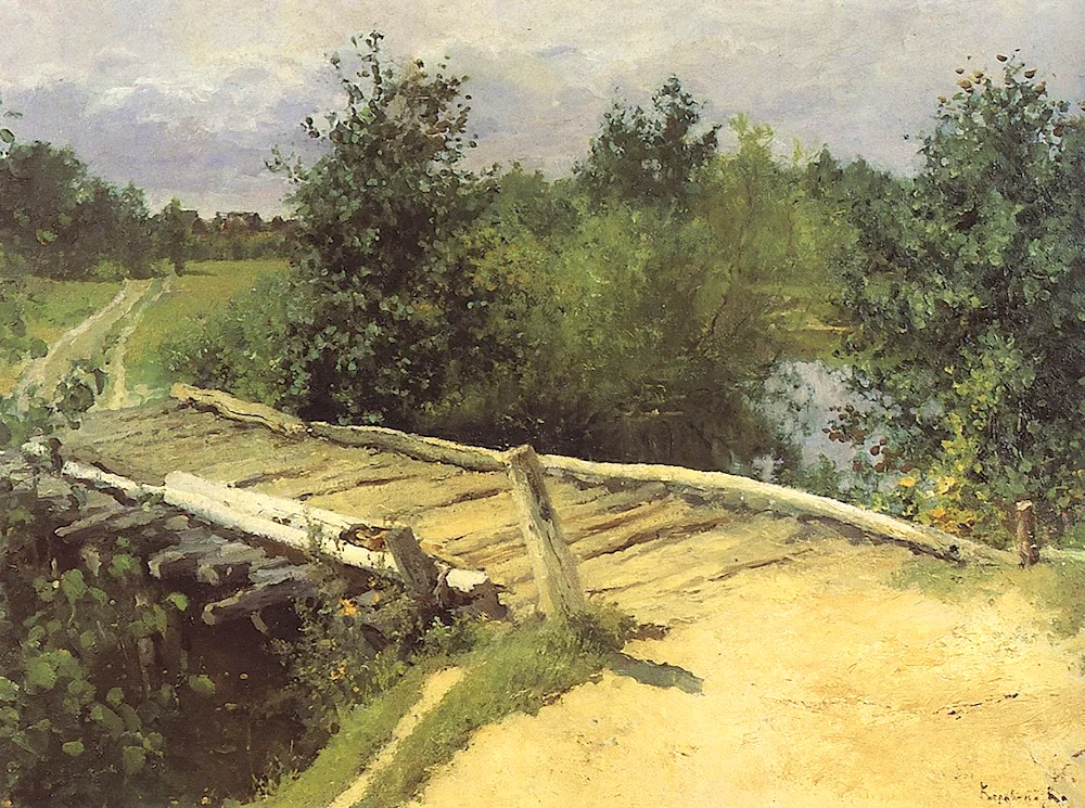 Konstantin Korovin hunters' camp 1911