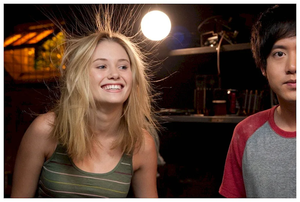 Virginia Gardner in the film Tower