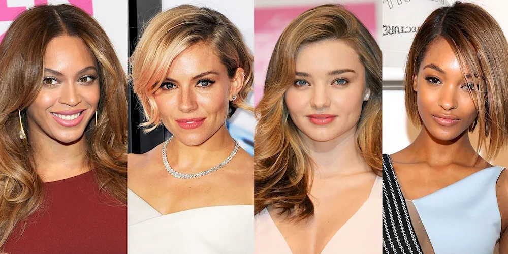 Contouring blonde bob