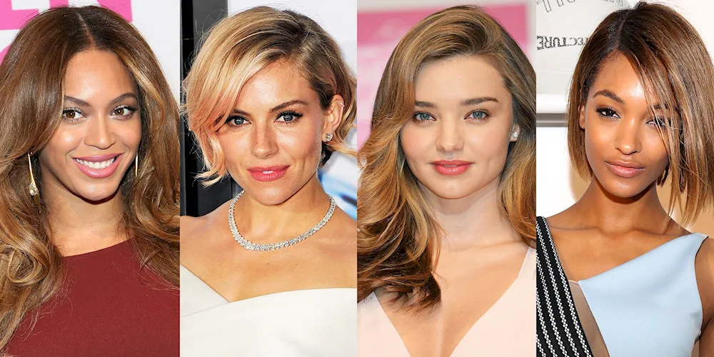 Contouring blonde kare