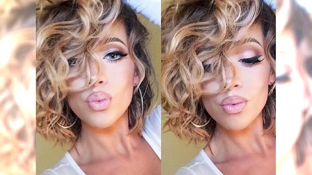 Contouring on a bob with bangs