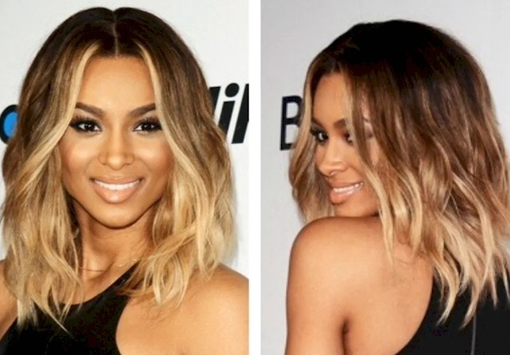 Contouring hair colouring