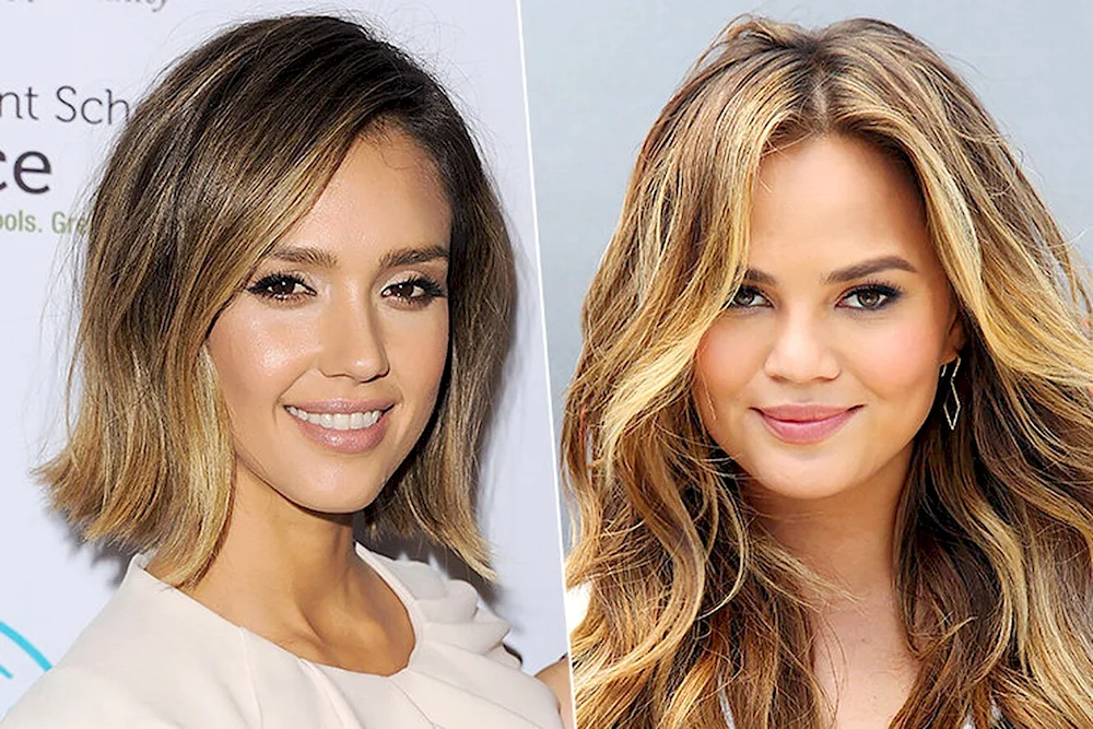 Contouring hair near the face