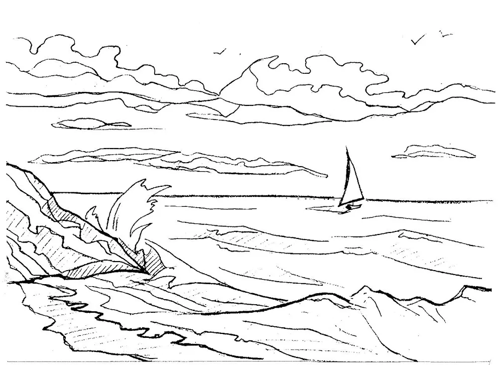 Beach and sea