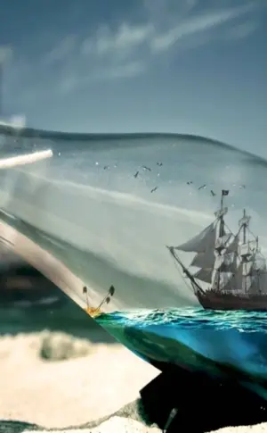 Ship in a bottle