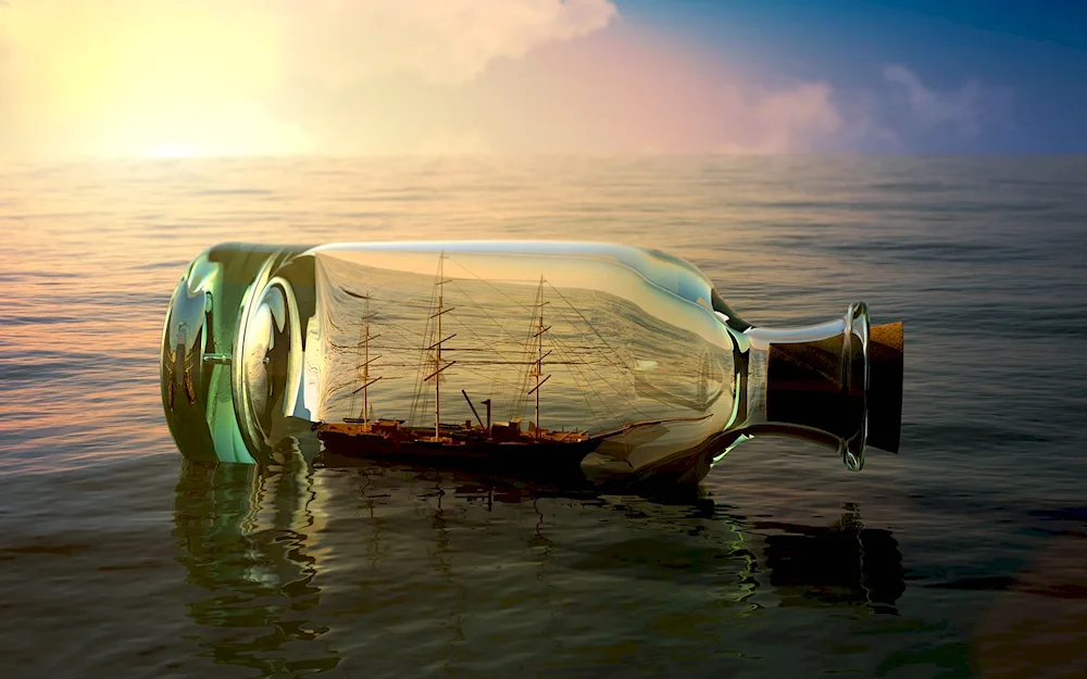 Ship in a bottle