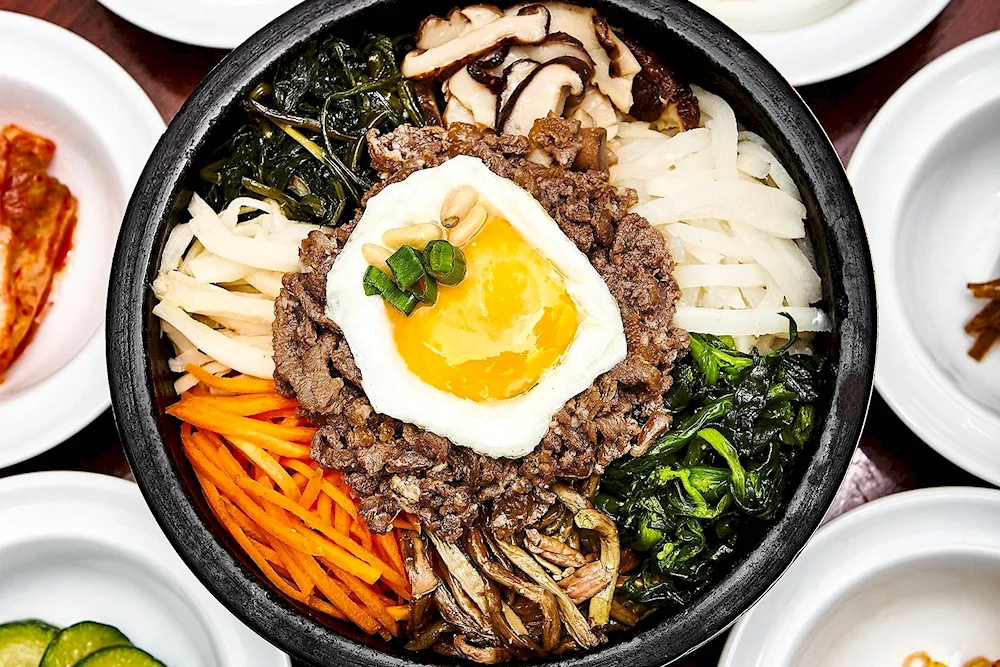Korean pibimbap