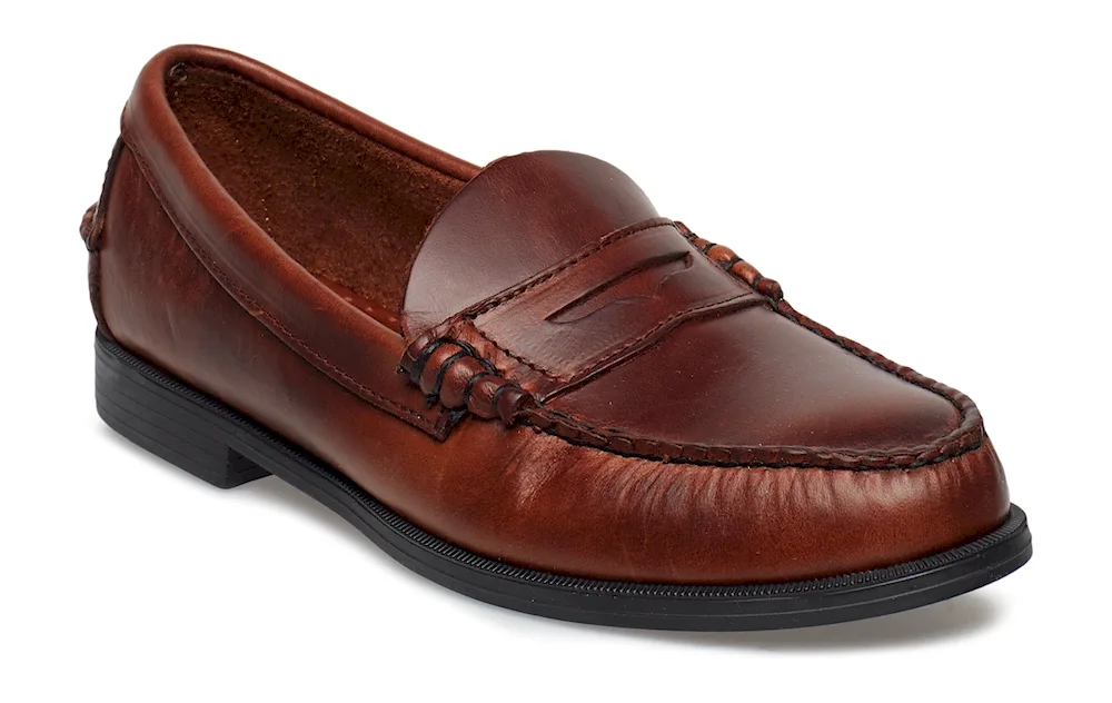 Brown men's loafers