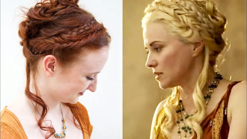 Corimbos hairstyle ancient Greece