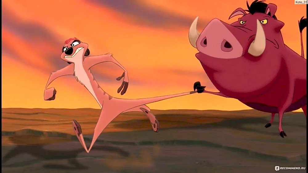 The Lion King 3 Akuna Matata cartoon 2004