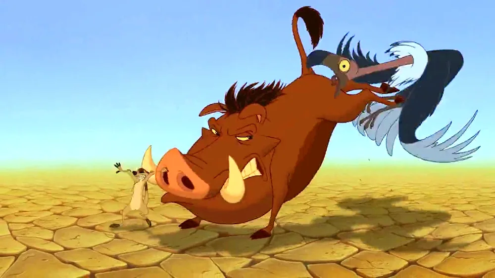 Characters Timon and Pumbaa Pumbaa