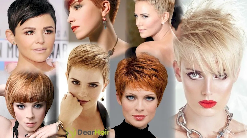 Short modelling haircuts for women