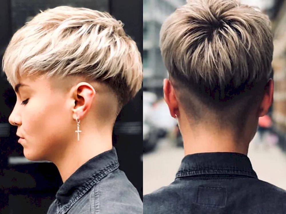 Pixie undercut