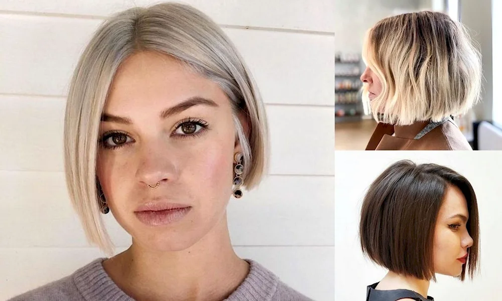 Short shoulder-length haircuts