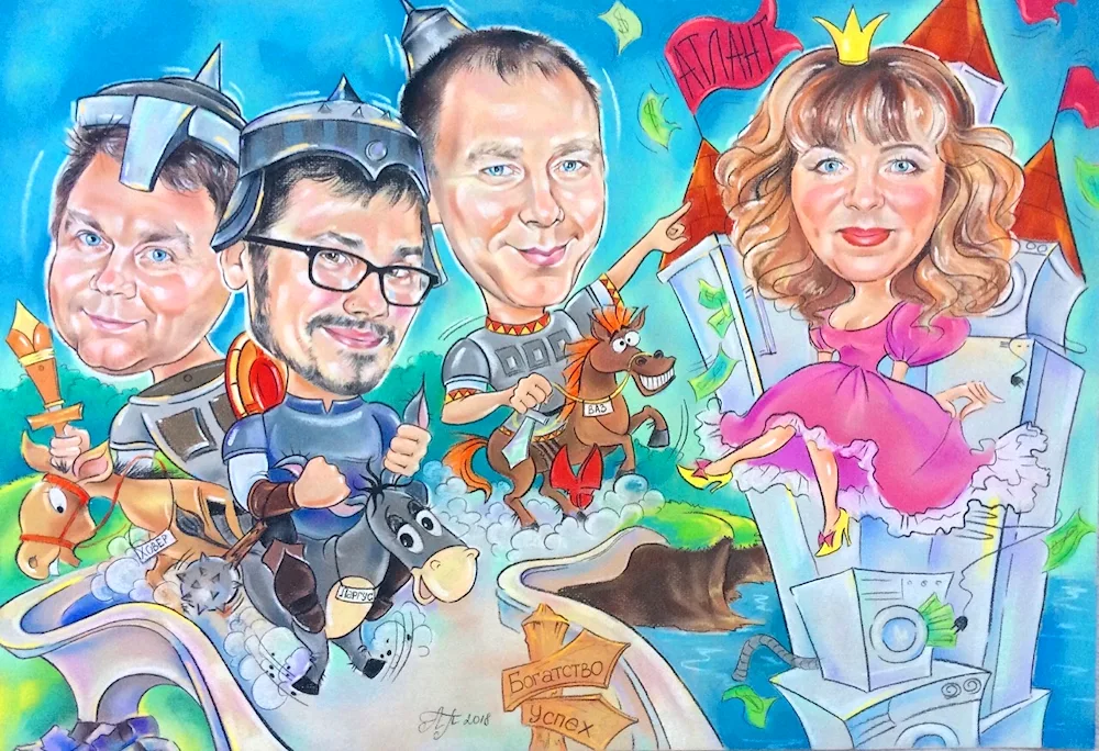 Driver caricature