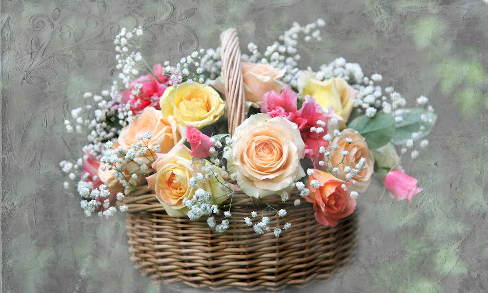 Basket of flowers