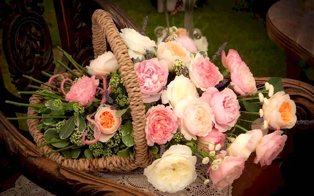 Basket of flowers