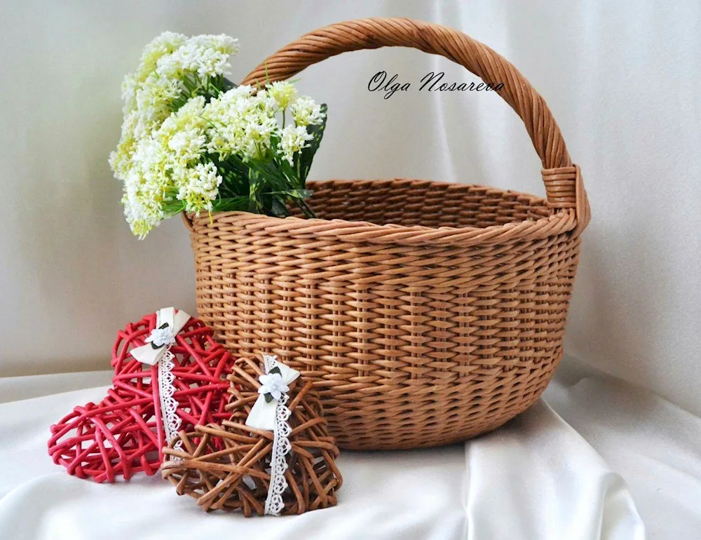 Wicker baskets in the kitchen