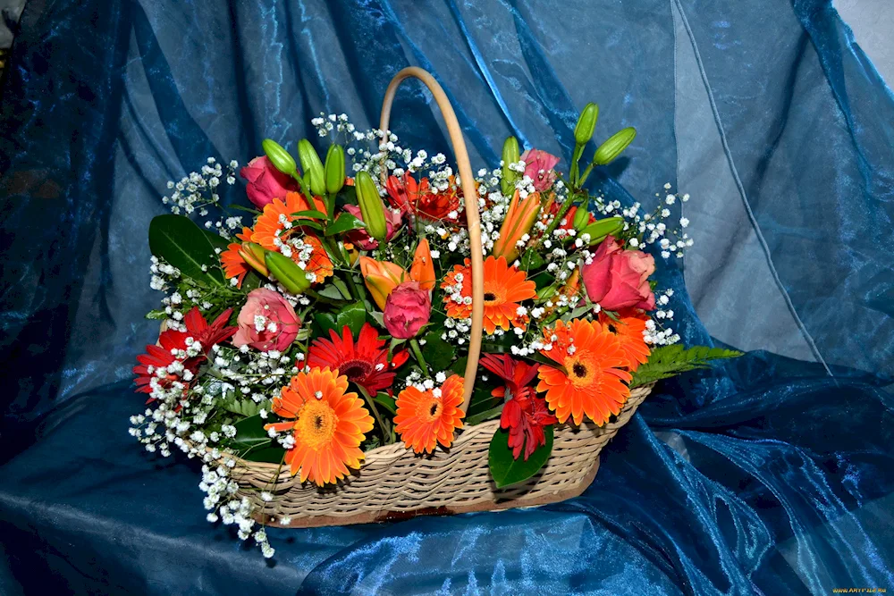 Basket of flowers