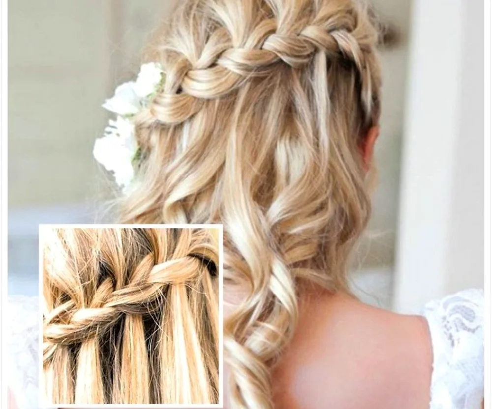 French waterfall hairstyles for long hair hairstyles for girls